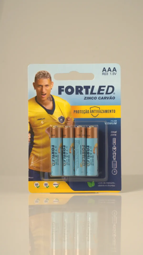 Pilha FortLed AAA